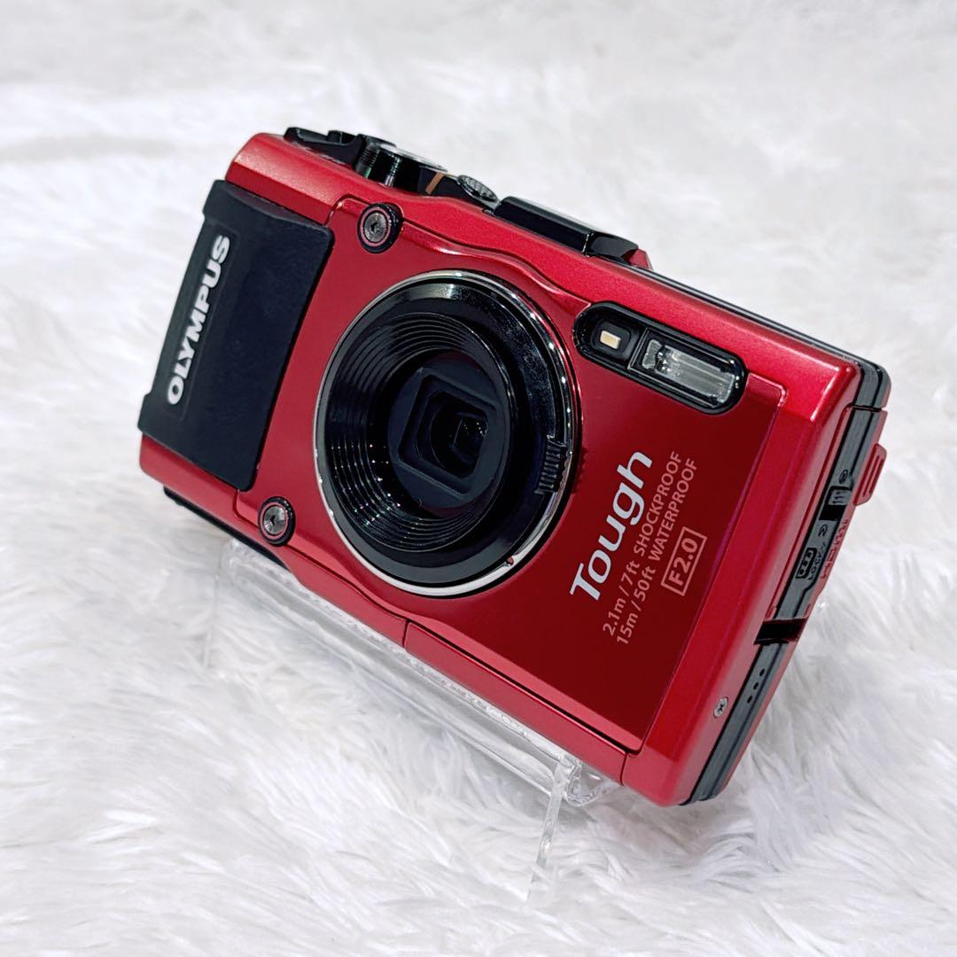 【美品】オリンパス OLYMPUS STYLUS TG-4 Tough レッド