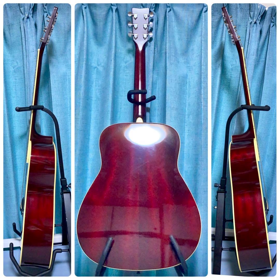 牛骨】ヤマハ☆FG720S！赤！アコギ【弾き易く調整☆新品の弦】 - メルカリ