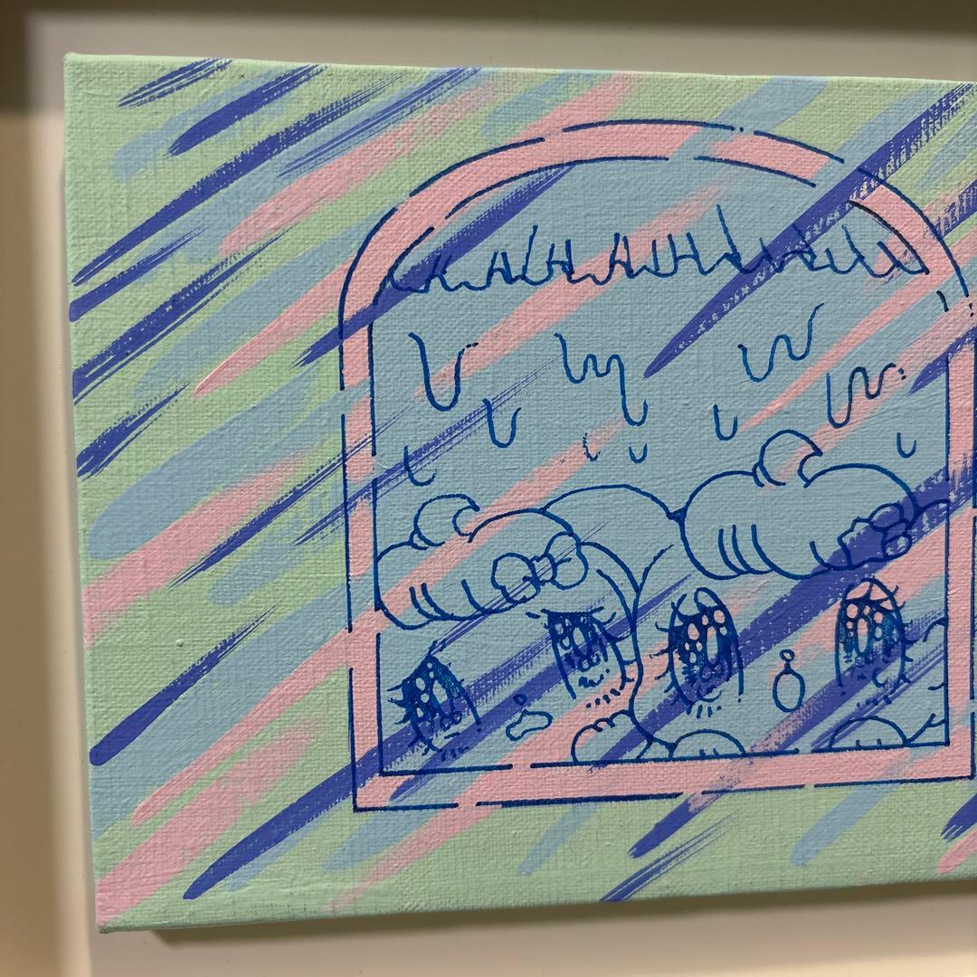 せきやゆりえ　原画　額付き