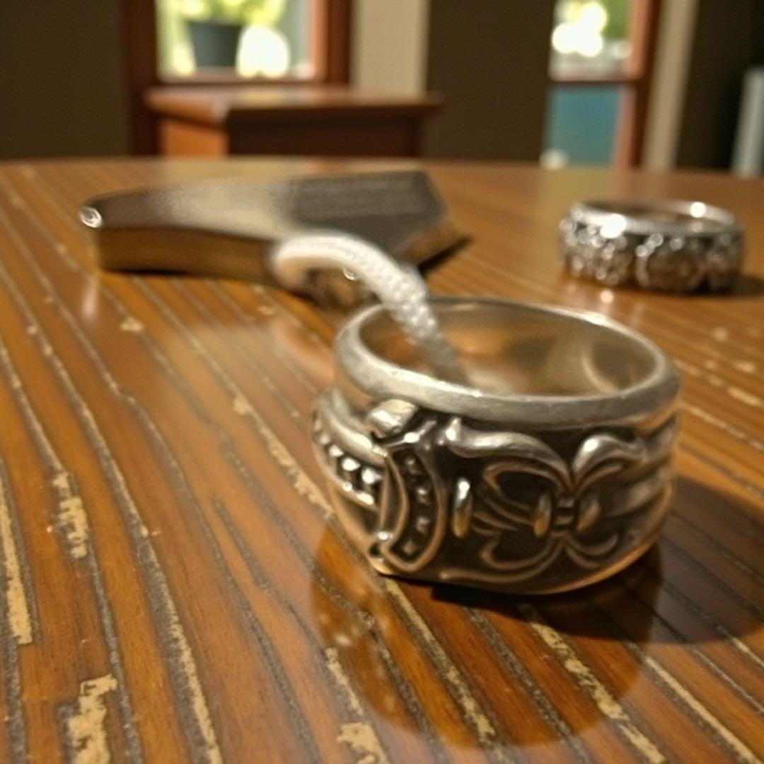 鑑定済 CHROME HEARTS DAGGER RING ダガーリング 17号 - メルカリ