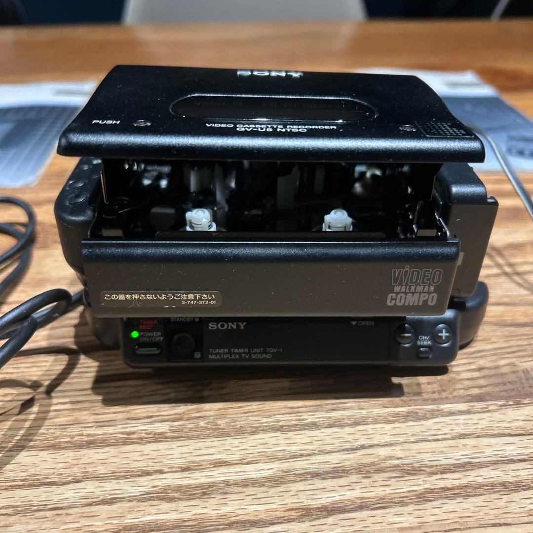 ジャンク品 SONY GV-U5 MGV-41 TGV-1 ビデオウォークマン