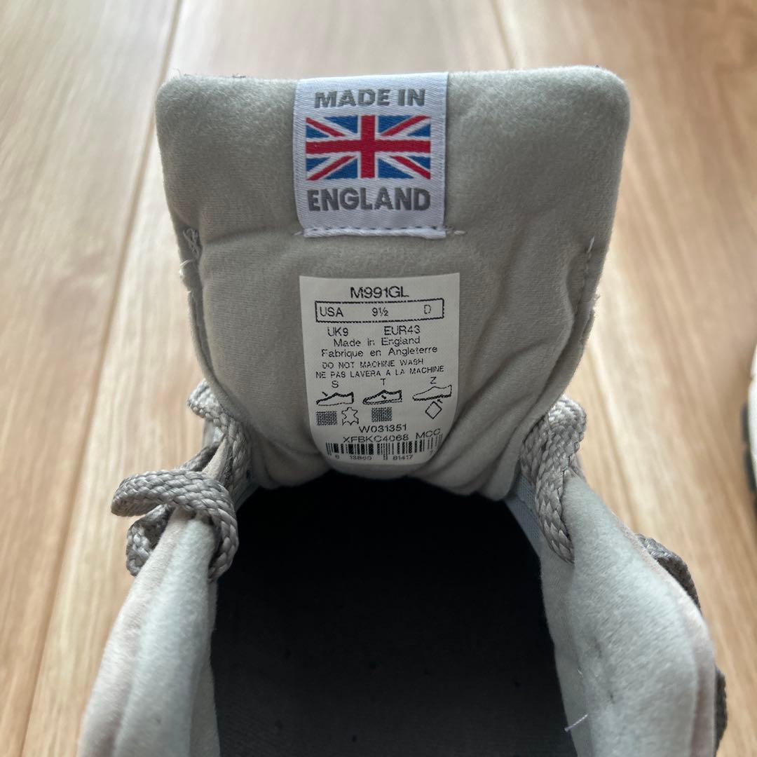 ★道楽スター★【新品】New Balance M991GL 27.5cm