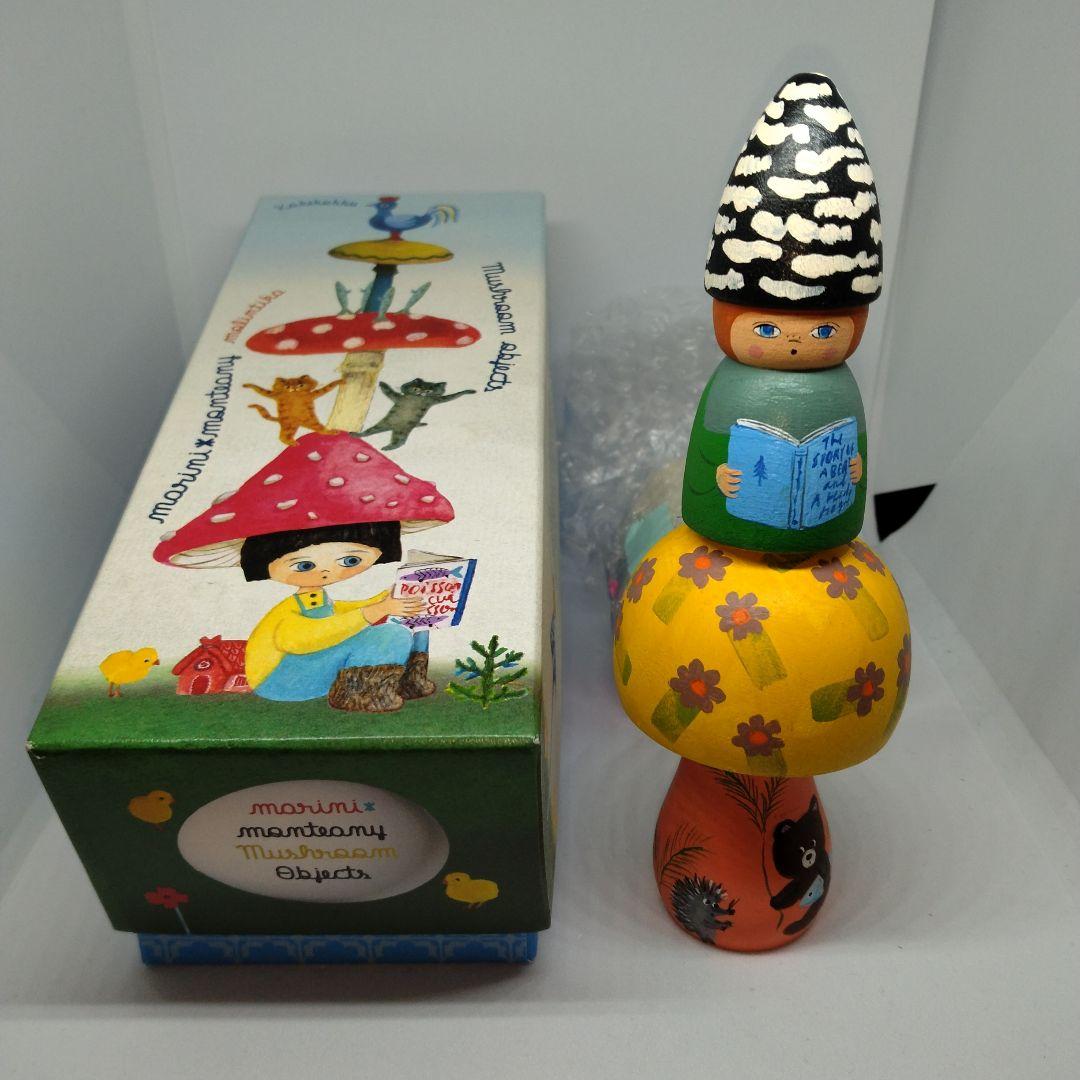 マリーニモンティーニ marini✻monteany 木製 キノコのオブジェ - メルカリ