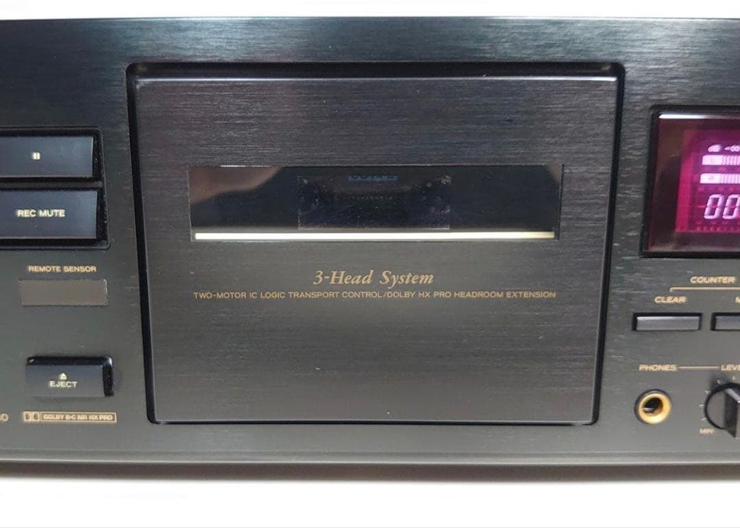 オーバーホール品TEAC カセットデッキ「V-1030」　動作OK 3ヘッド