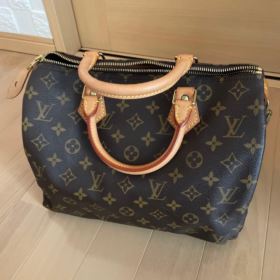 ルイヴィトン ボストンバッグ スピーディ　30 南京錠付き LOUIS VUITTON（ルイ・ヴィトン） 極 美品 鍵付き スピーディ 30