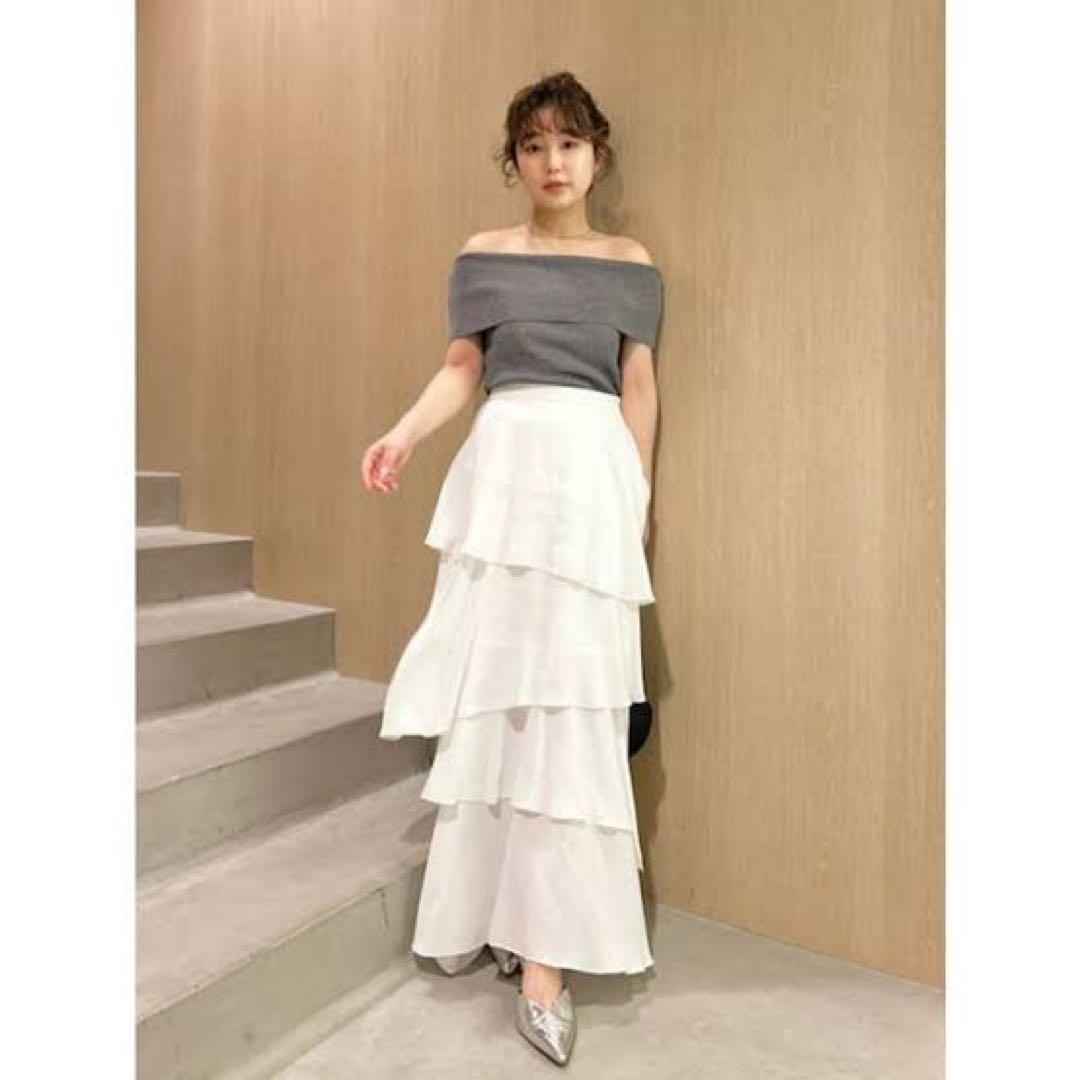 りんご様専用【新品未使用】FRAY I.D セミシアーティアードスカート