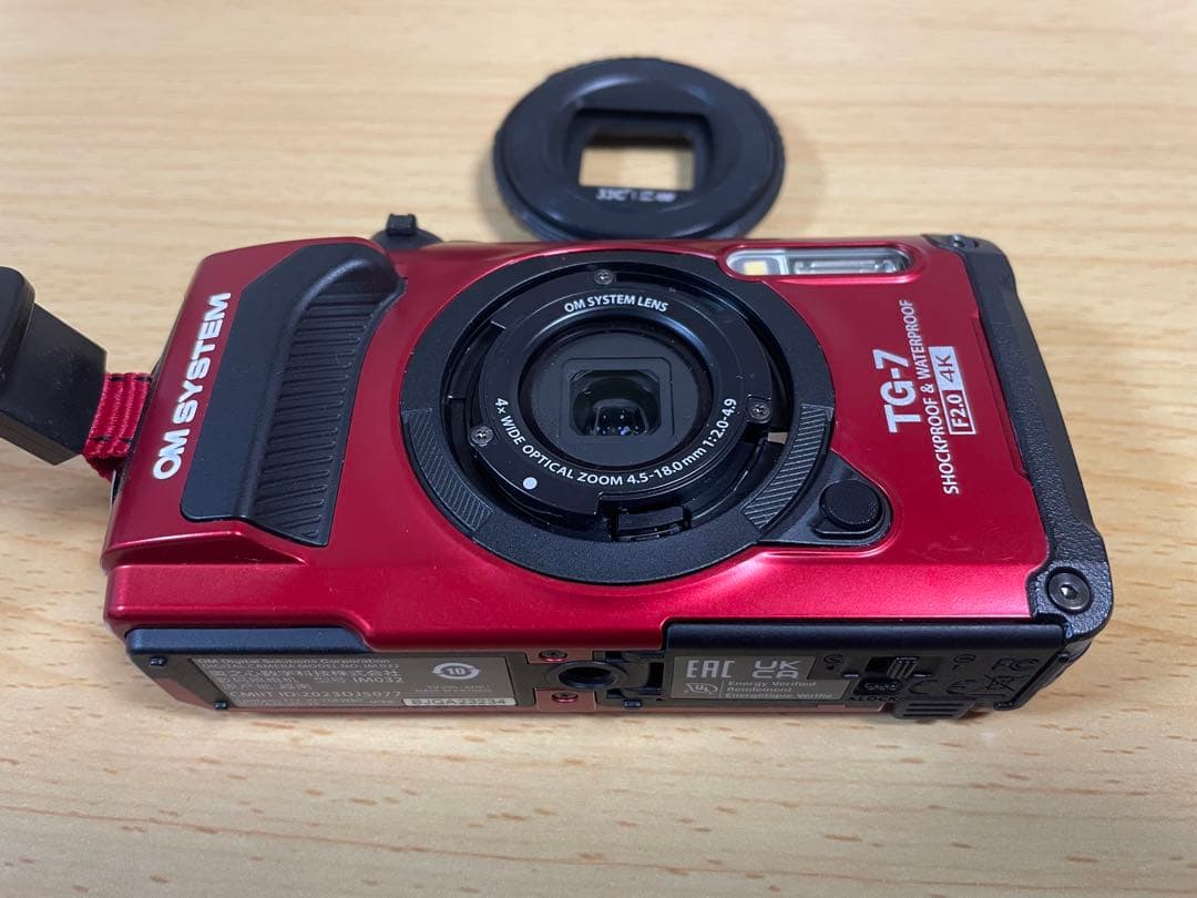 OM SYSTEM TG-7 ・レッド