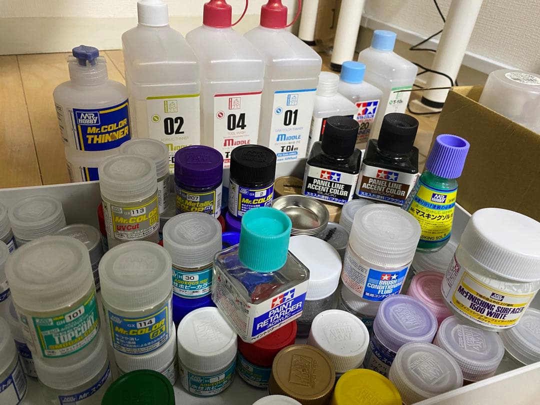 自作 塗装ブース エアブラシ RAYWOOD ジャンク 塗料 - メルカリ