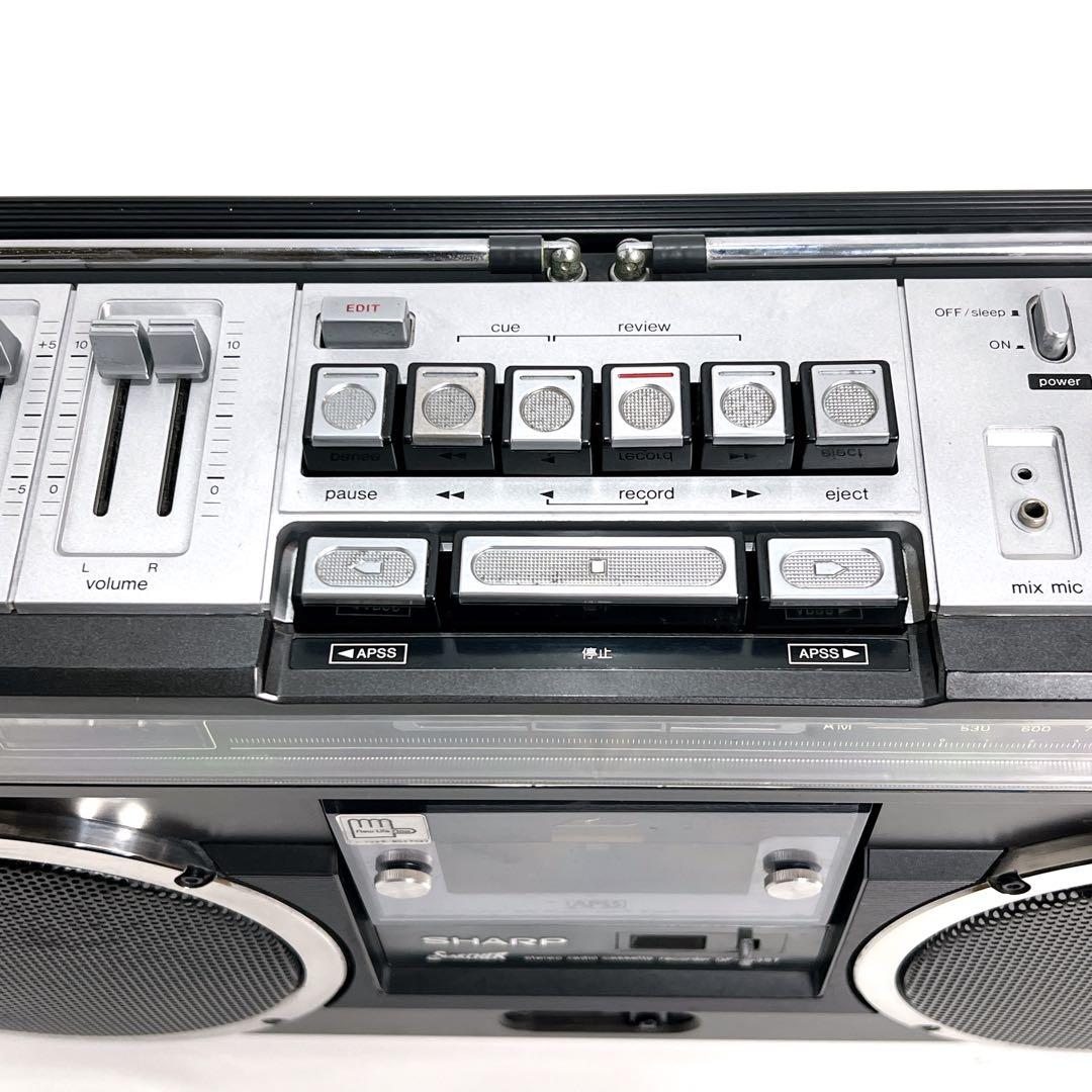 【極美品・動作品】 SHARP GF-303ST ラジカセ　 カセット再生OK