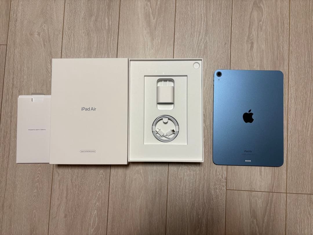 極美品　Apple iPad Air (第5世代) ブルー M1 WiFiモデル