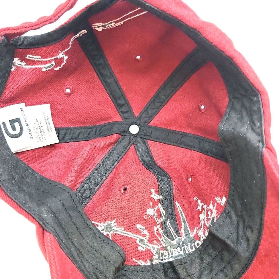 GADID ANONIEM ガディッド アノニム キャップ バーガンディー - メルカリ