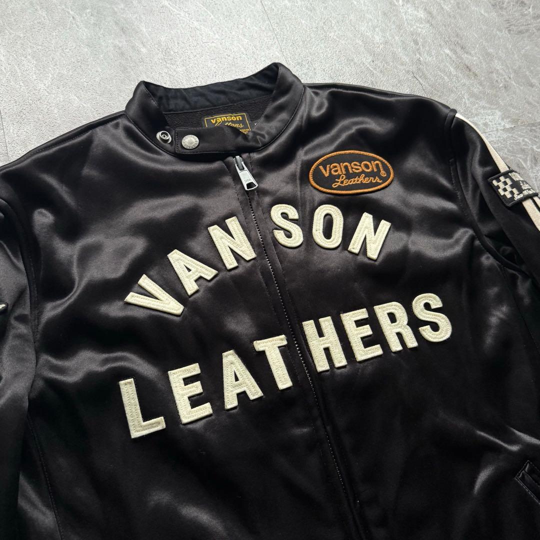 VANSON バンソン ボンディングライダースジャケット 40周年記念モデル