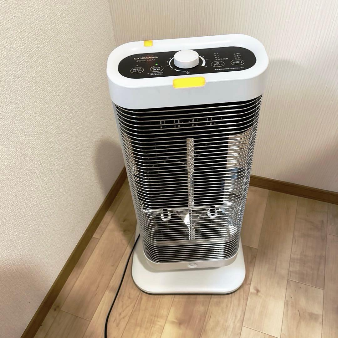 CORONA DH-1222R(W) 遠赤外線電気暖房機 コアヒート ホワイト