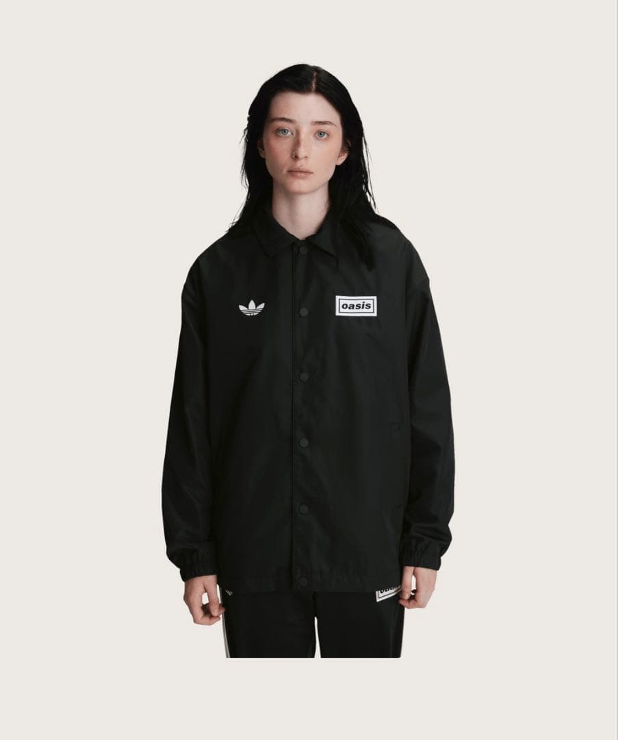 スケートボード adidas x Oasis Tour Coach Jacket \"Black\"
