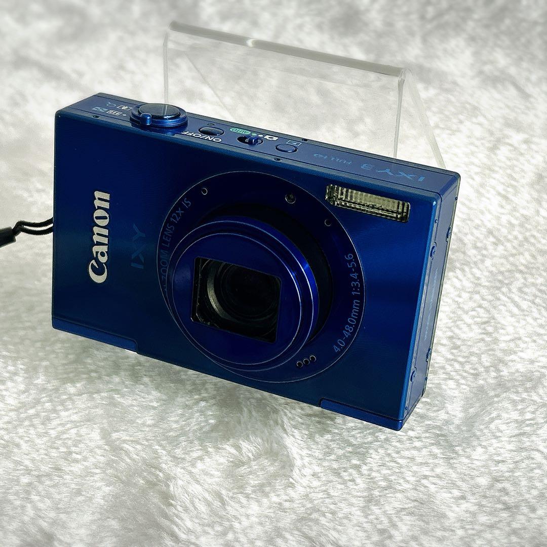 【美品】Canon ixy3 デジカメ ブルー 純正バッテリー 充電器付き