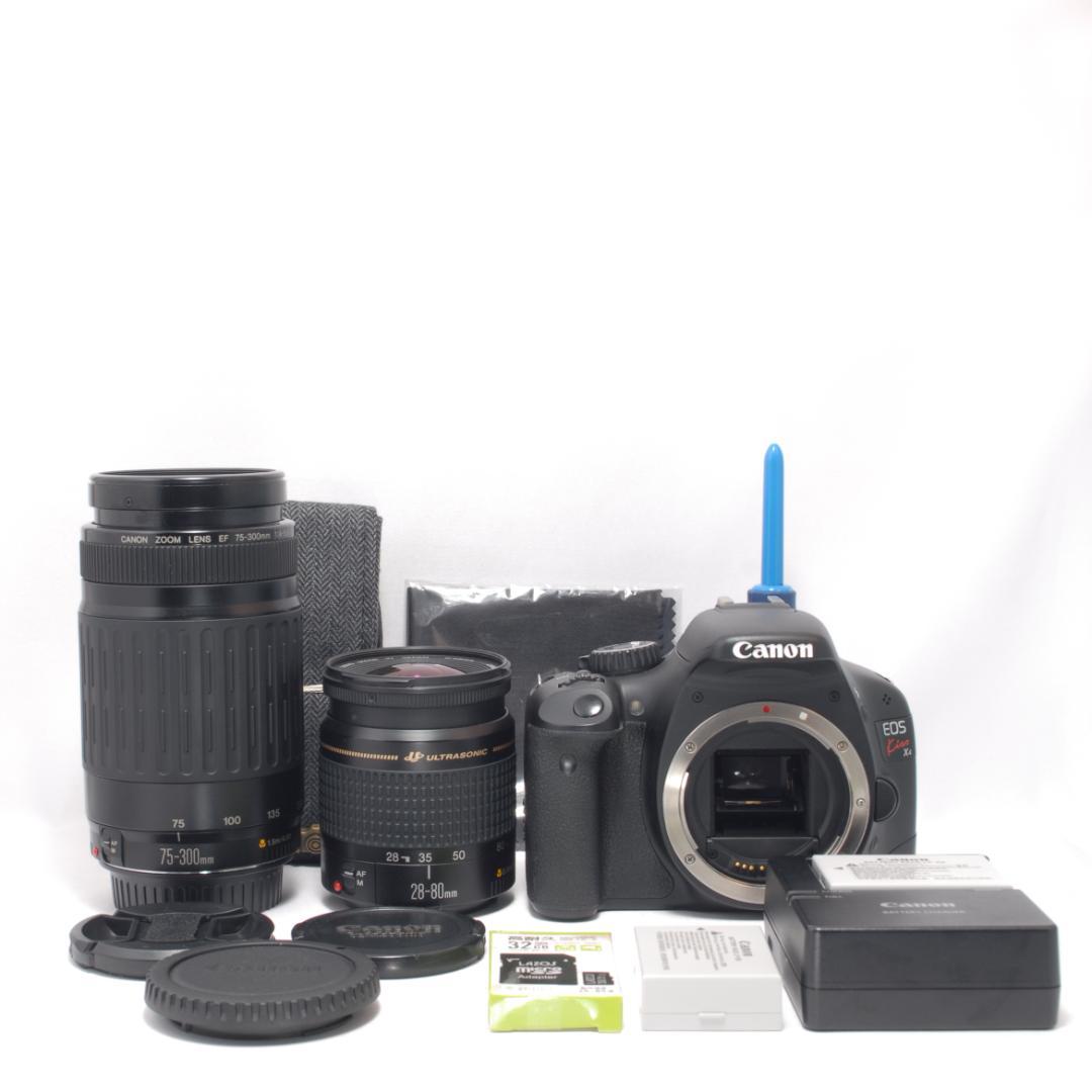 ⭐️ダブルレンズ⭐️Canon Kiss X4 キャノン　デジタル一眼レフ