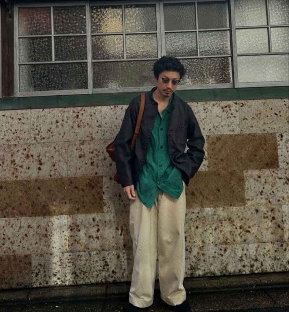 OUTIL VESTE ANTIBES GREEN ウティ ナミカズ - メルカリ