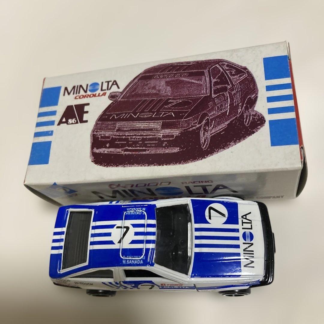 トミカMINOLTA AE86レビン未使用 グループA iiADO特注 日本製 - メルカリ