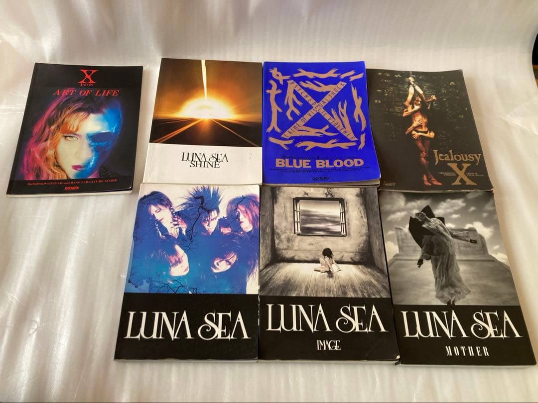 X japan LUNASEA バンドスコア各種 X japan LUNASEA バンドスコア各種 LUNA SEA バンドスコア 10冊セット