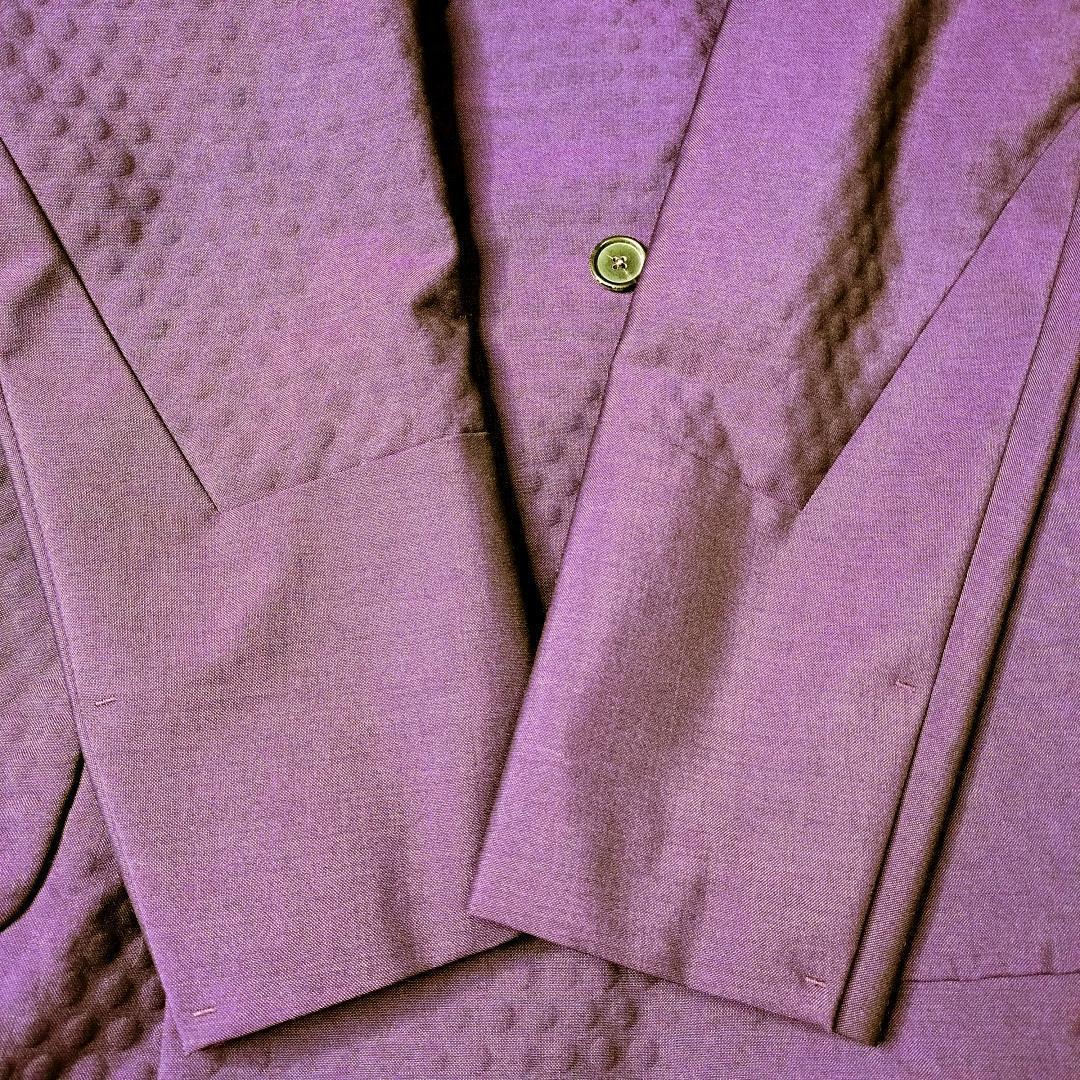 美品・15AWランウェイ】ジルサンダー ダブルチェスターコート エンボス