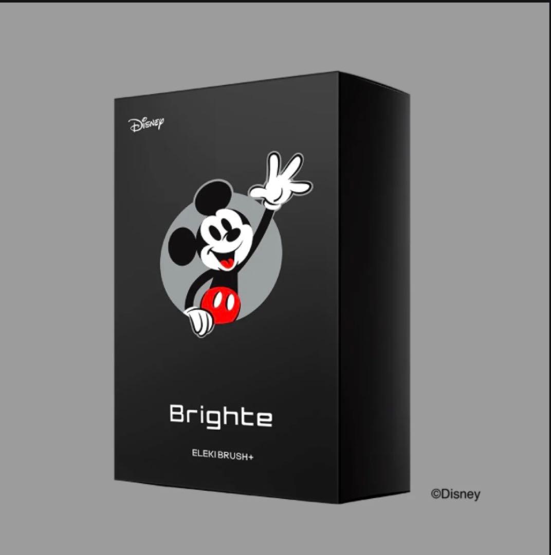 ★新品 未開封★ブライテ エレキブラシ+ ミッキー スカルプブラシ&ミラー付き