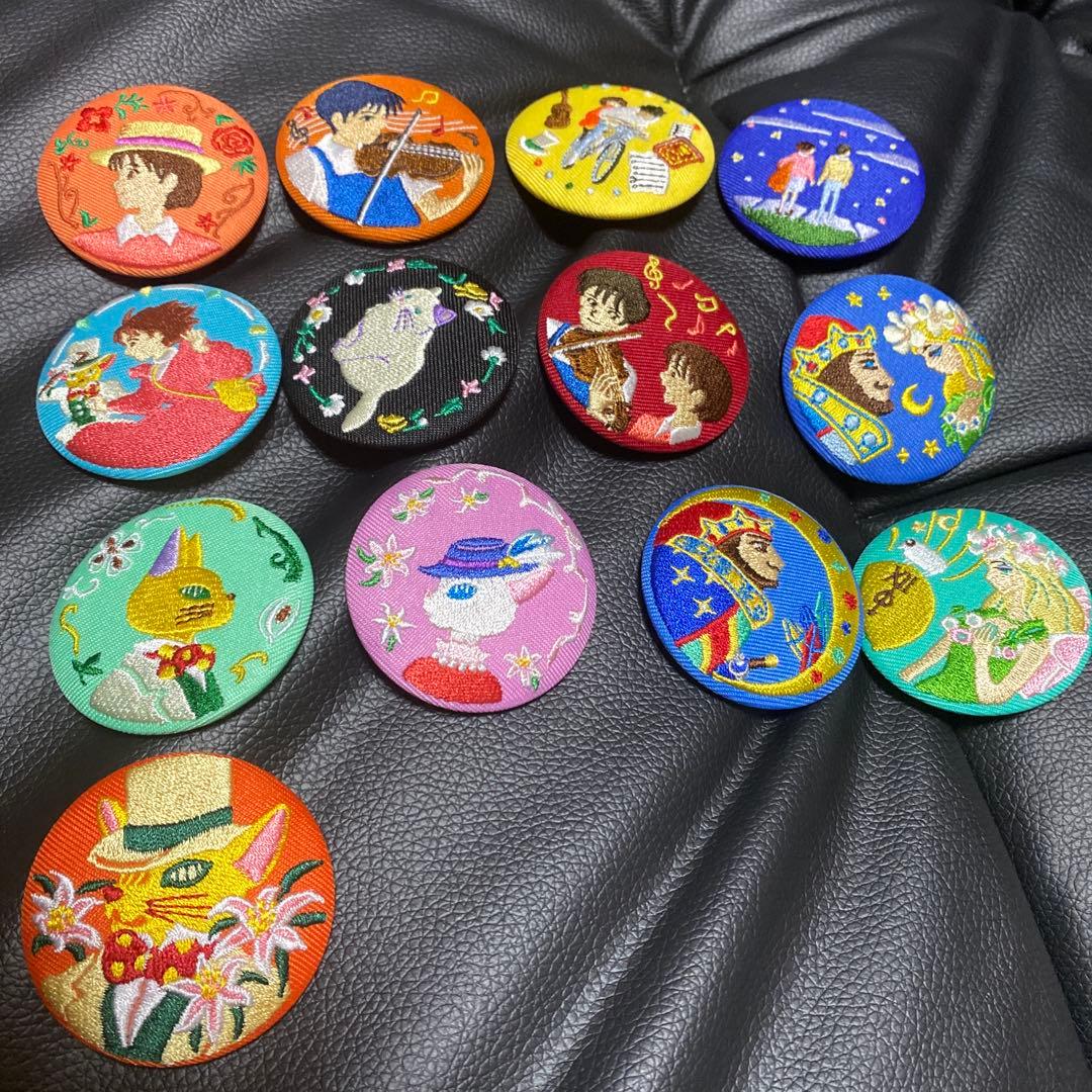 ジブリパーク 刺繍缶バッチ 耳をすまさせば 13個セット - メルカリ