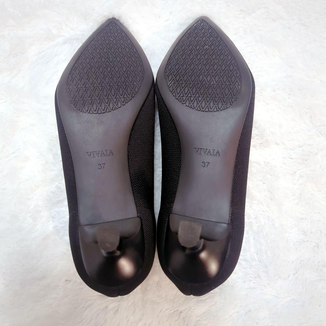 VIVAIA Scarlett ポインテッドトゥ ヒール 黒 23.5cm