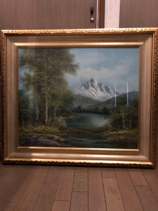 絵画　わりと大型の風景画です 楽天市場】【ふるさと納税】風景画 F60号 TADAOMI KAWASAKI LANDSCAPE