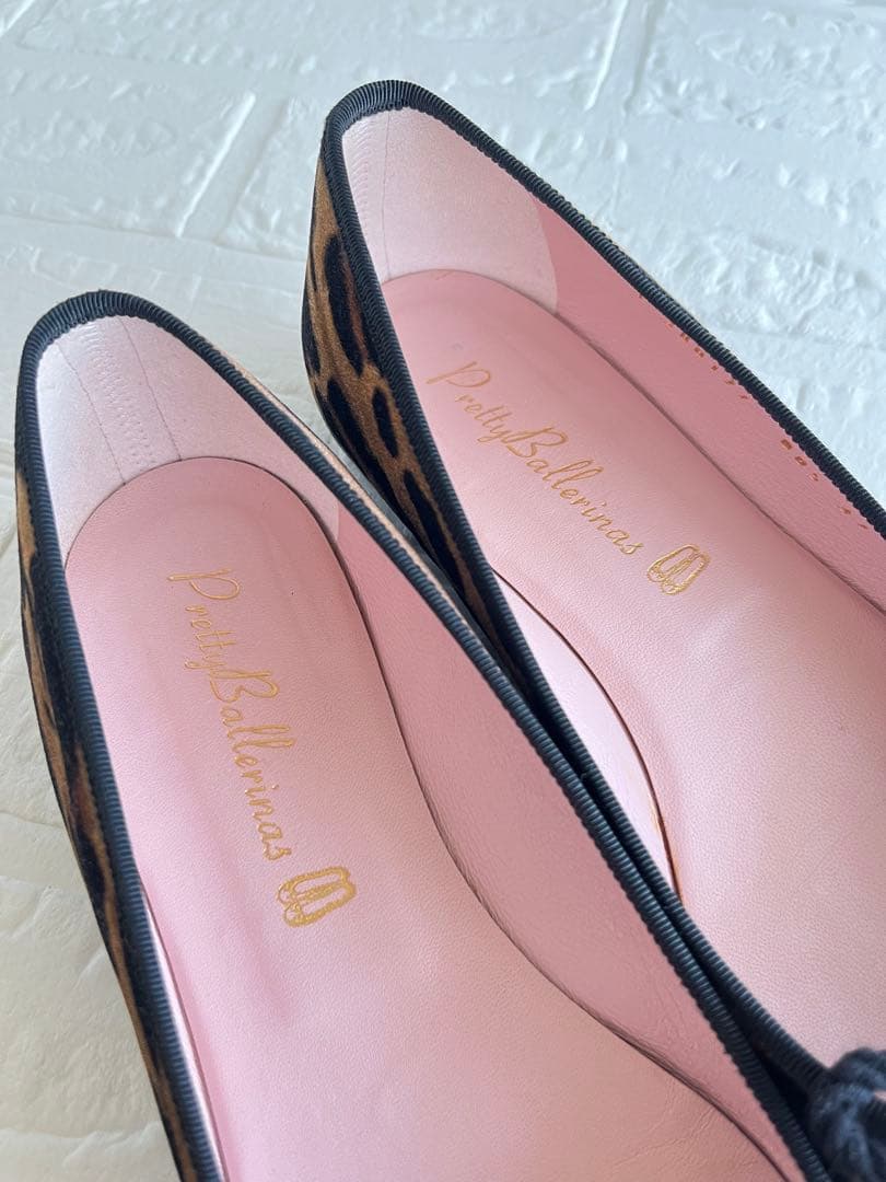 pretty Ballerinas ヒョウ柄 レオパード フラットシューズ 37 - メルカリ