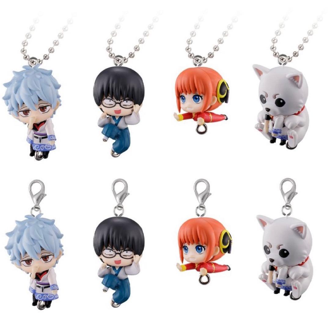 銀魂 つまんでつなげてマスコット 全8種 ガチャ 新品 - メルカリ