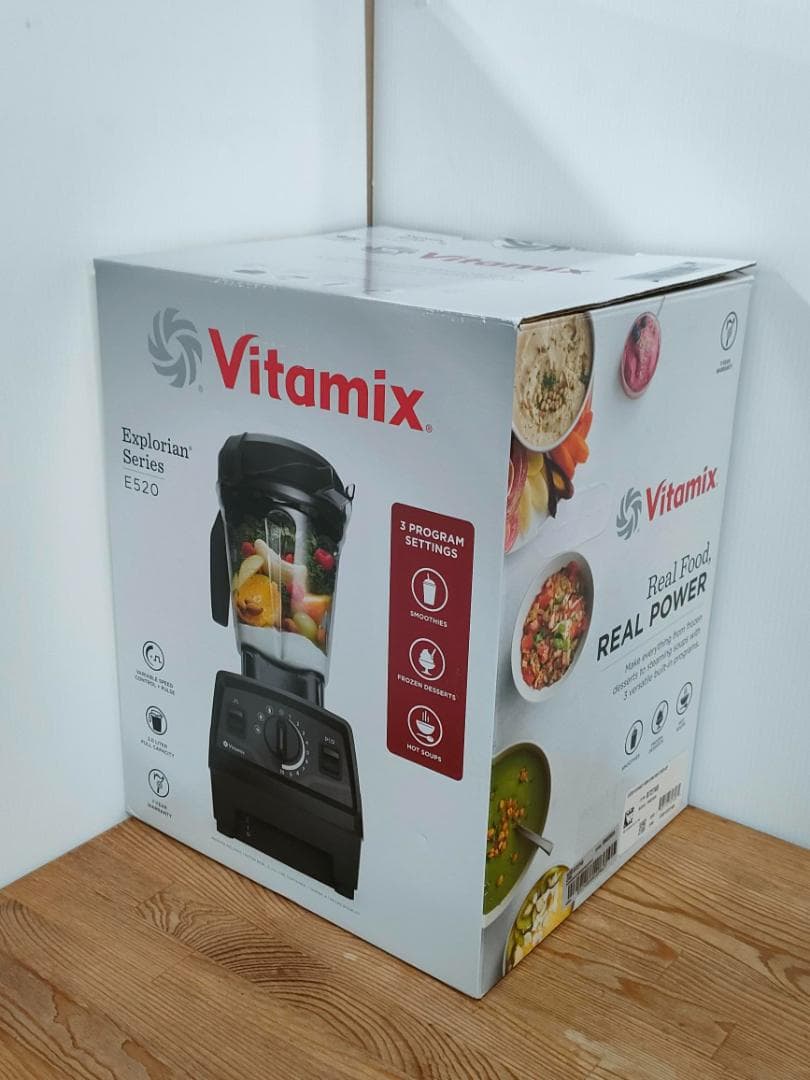 【新品、未使用】バイタミックス　E520　ホワイト　1598