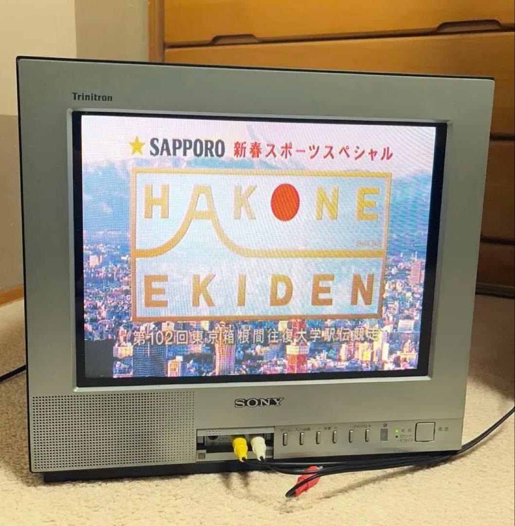 SONY　トリニトロン ブラウン管テレビ　KV-14MF1 リモコン・説明書あり