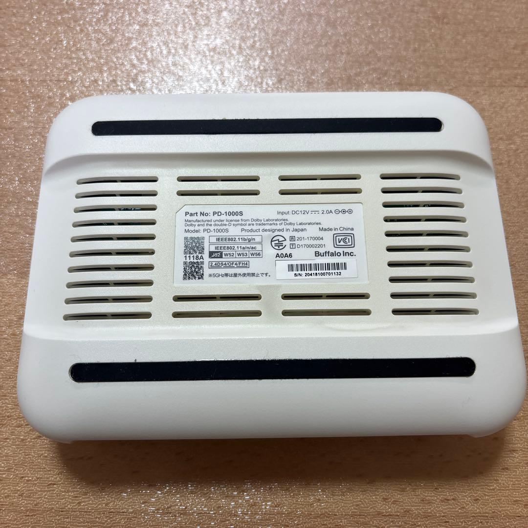 おもいでばこ　PD-1000　1TB　BUFFALO バックアップセット1TB