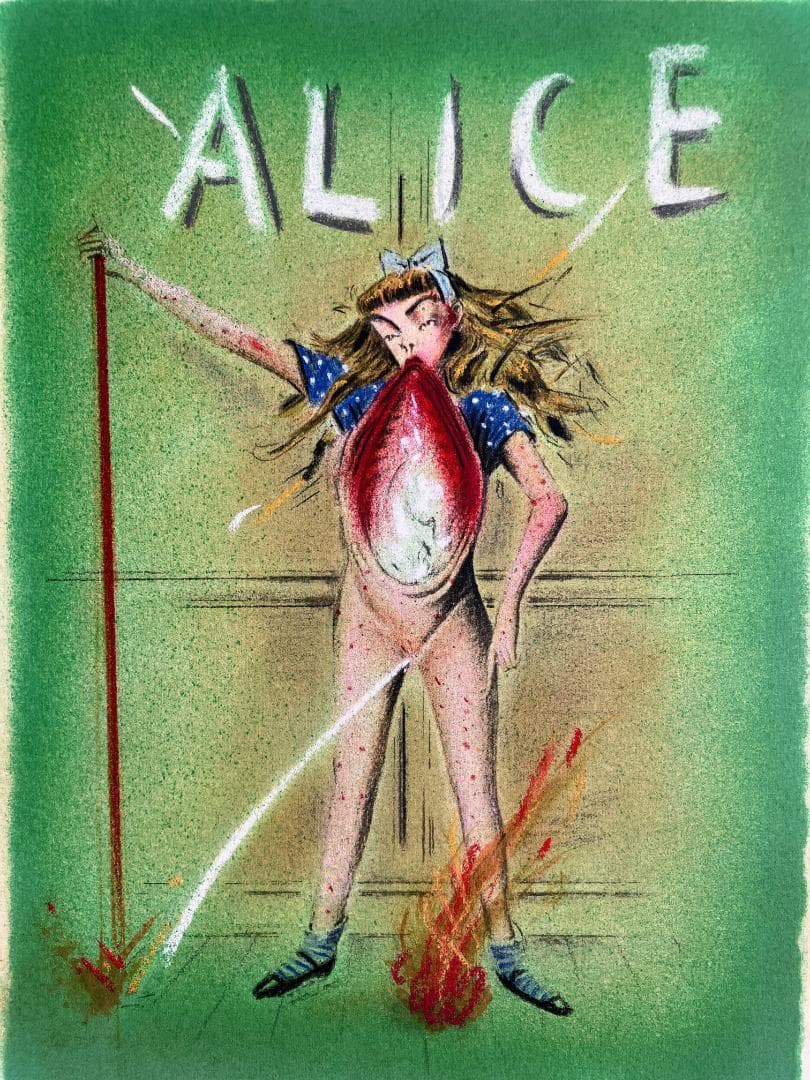 金子国義 金子國義版画集 アリスの夢 25作品フルセット サイン入り