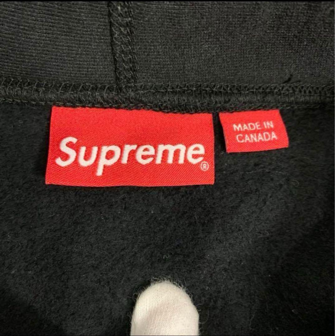 後藤真希着用モデル】シュプリーム パーカー 雪 刺繍ロゴ 即完売 入手