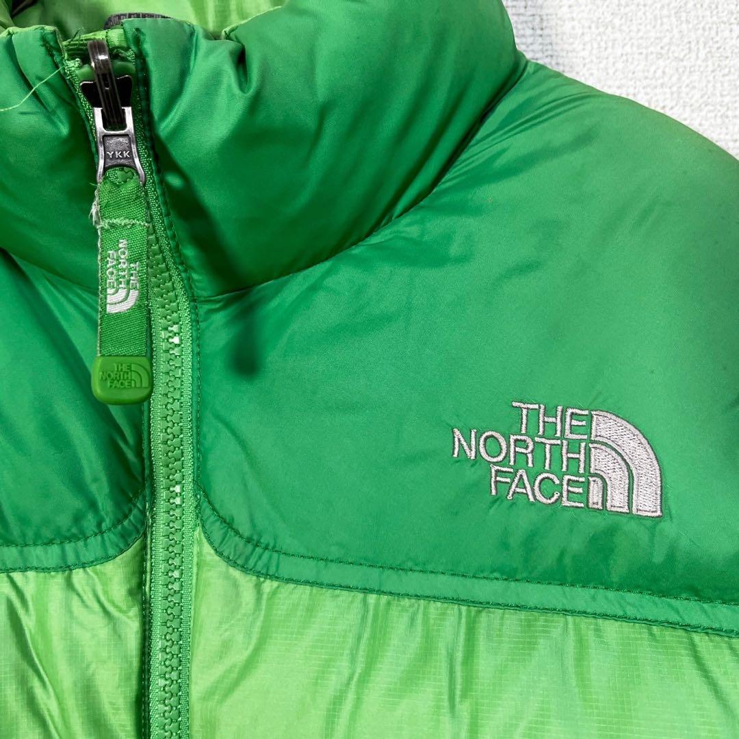 ノースフェイス】ダウンジャケット ヌプシ 700 緑グリーン ワン