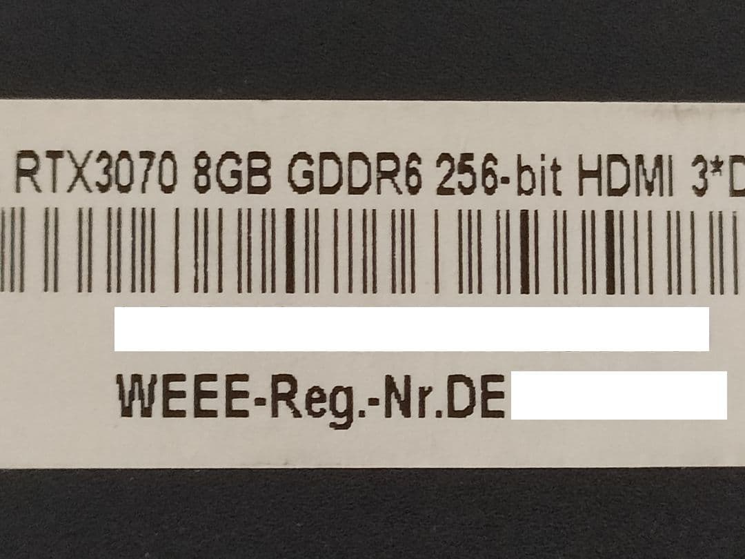 み*人様 NVIDIA Manli GeForce RTX3070 8GB