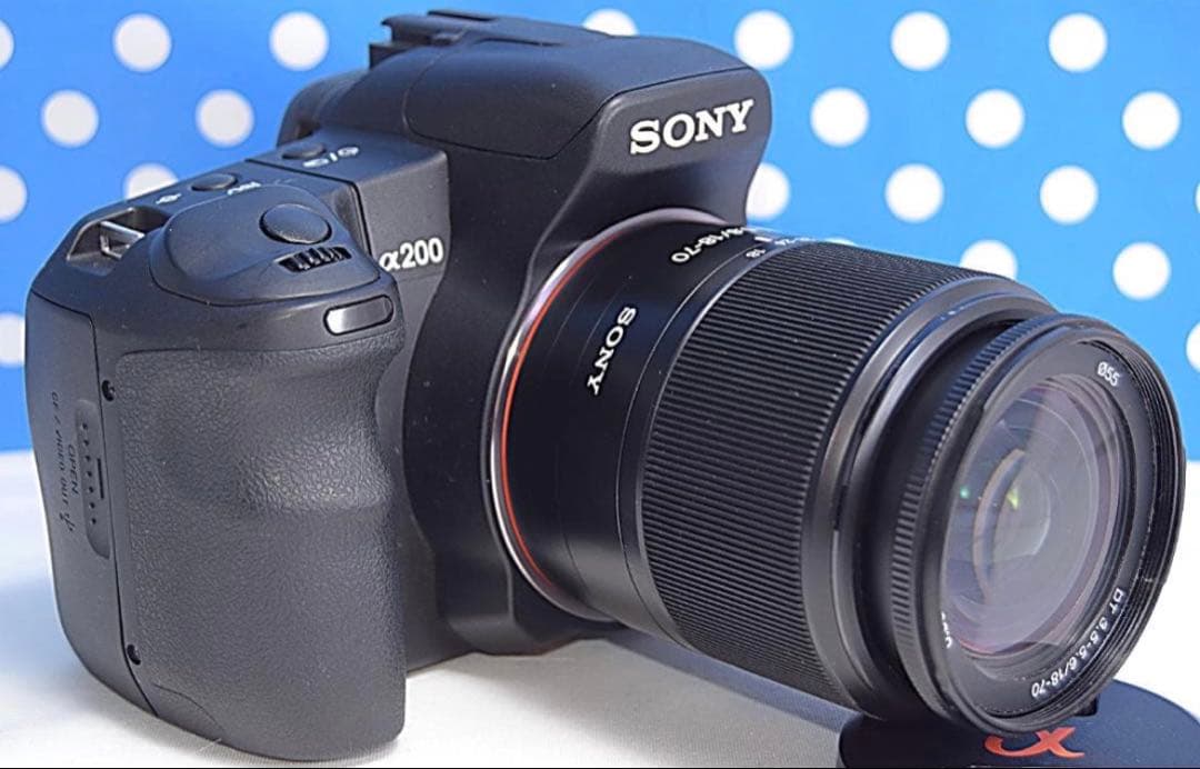 ✨極美品✨❤初心者オススメ❤✨スマホ転送OK✨SONYソニーα200✨