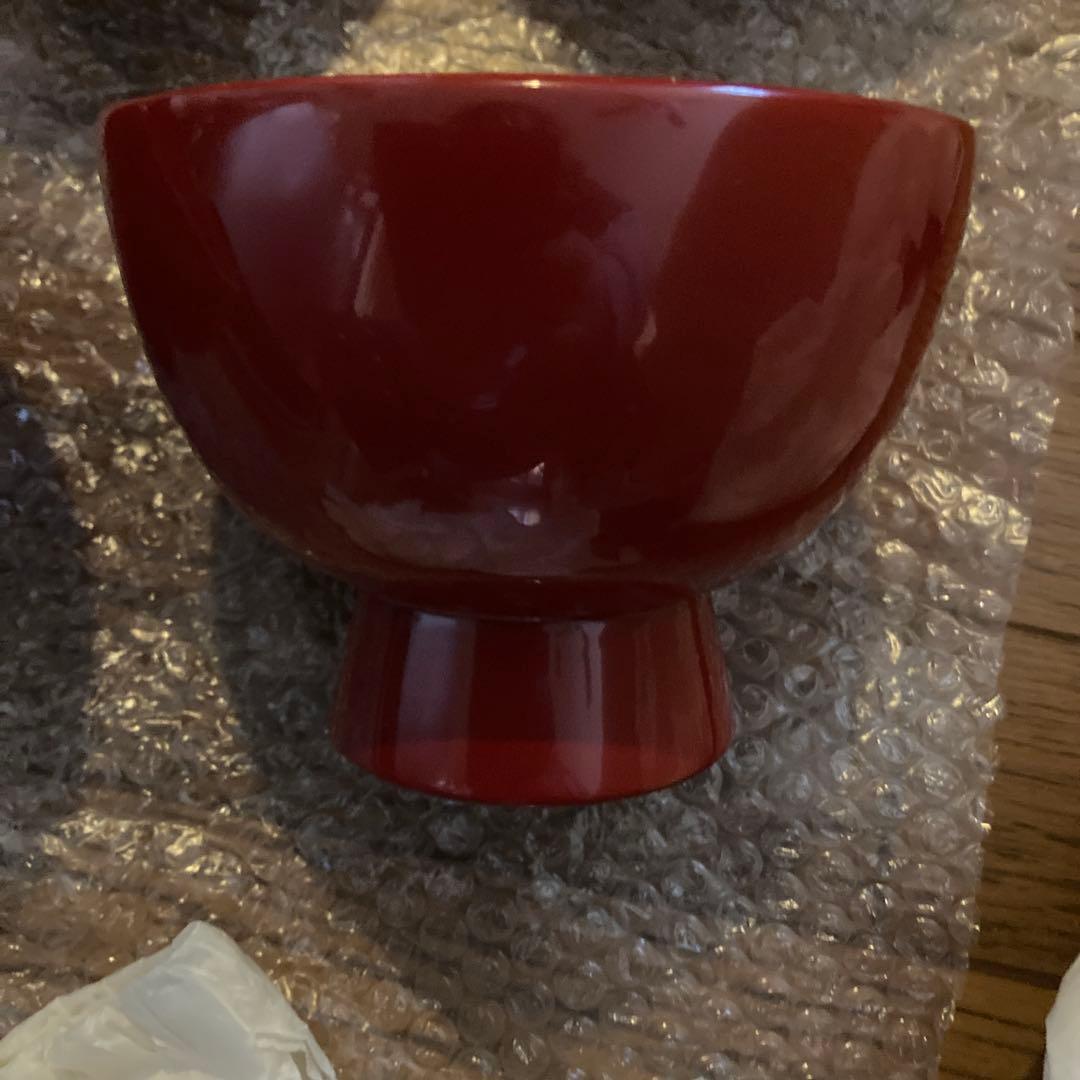 輪島塗 合鹿椀 朱塗り 十客セット 共木箱 未使用品 - メルカリ