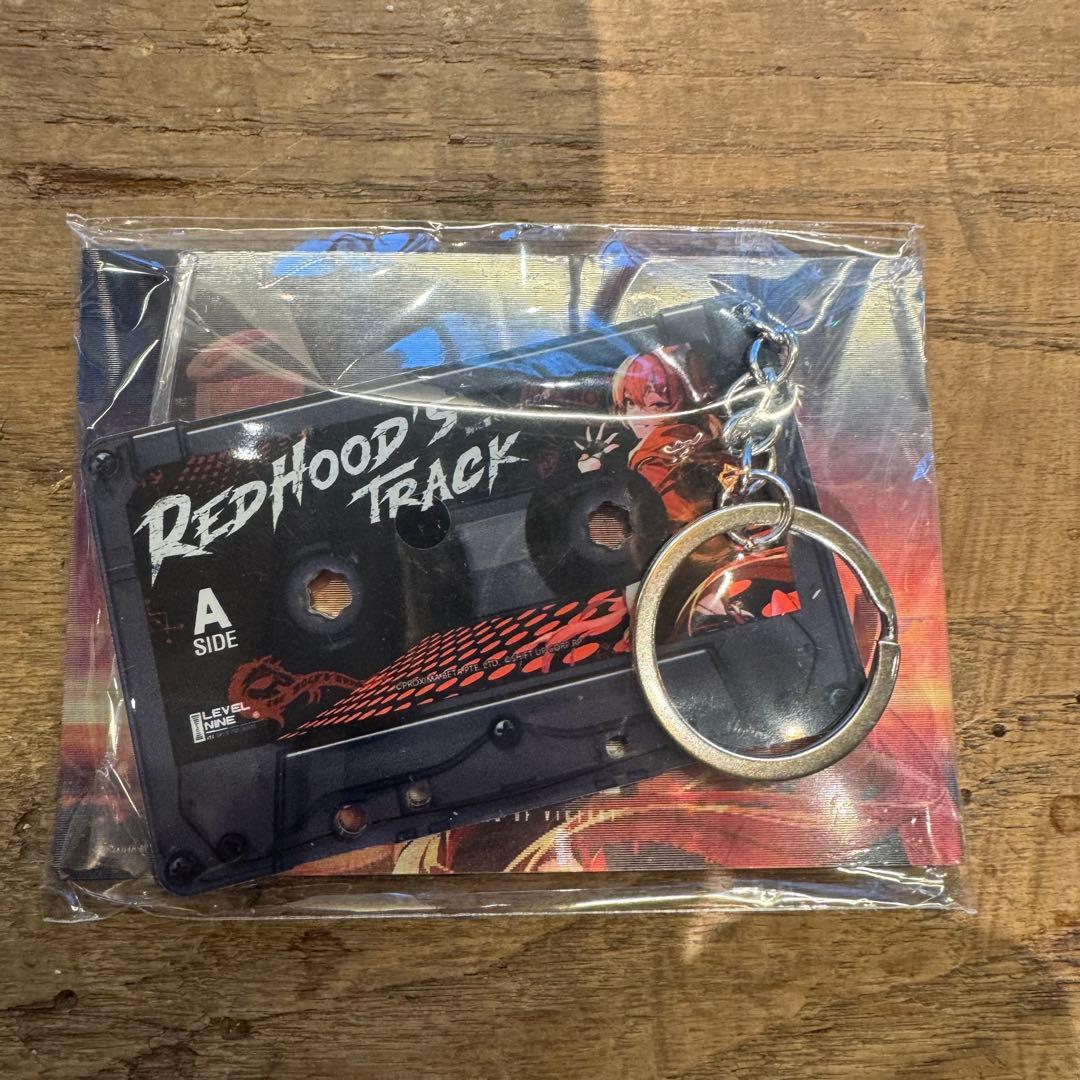 勝利の女神ニケ NIKKE 渋谷限定 カセットテープ型キーホルダー レッド