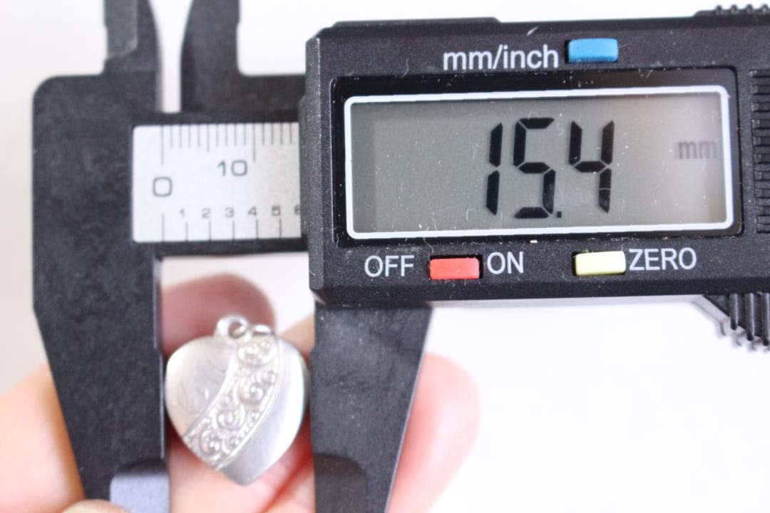 30s スウィートハートジュエリー スクロール NAVY 古着 波 アールデコ