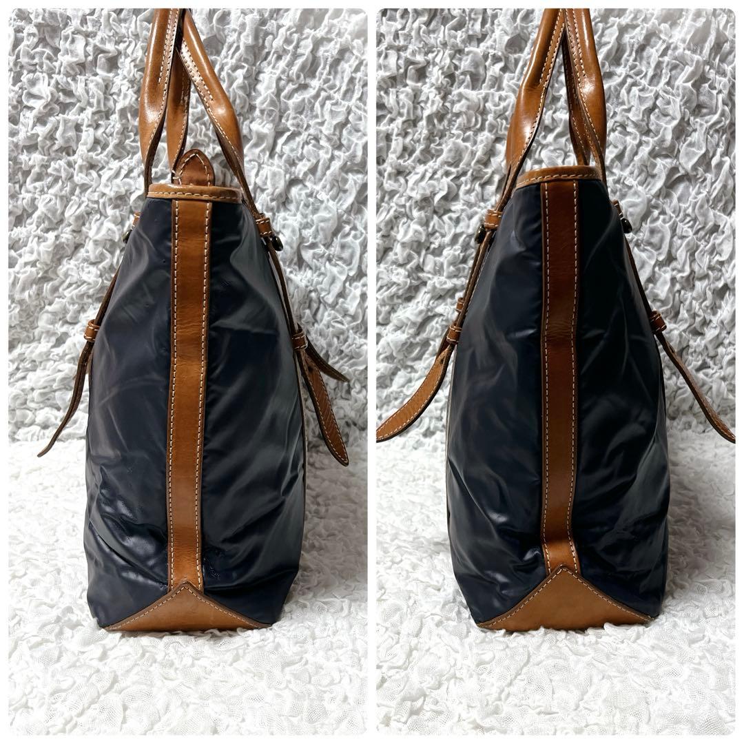 希少✨バチュークロス ハンティングワールド ネイビー トートバッグ A4