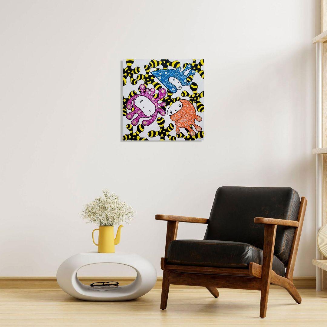 ☆鈴木哲也☆S12(606×606mm)アクリル原画1点物☆送料無料#0082 - メルカリ