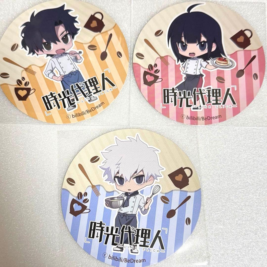 d*4様 時光代理人 カプコンカフェ 程小時 陸光 喬苓 トキ ヒカル リン コ カプコンカフェ イオンレイクタウン店 TVアニメ『時光代理人 -LINK