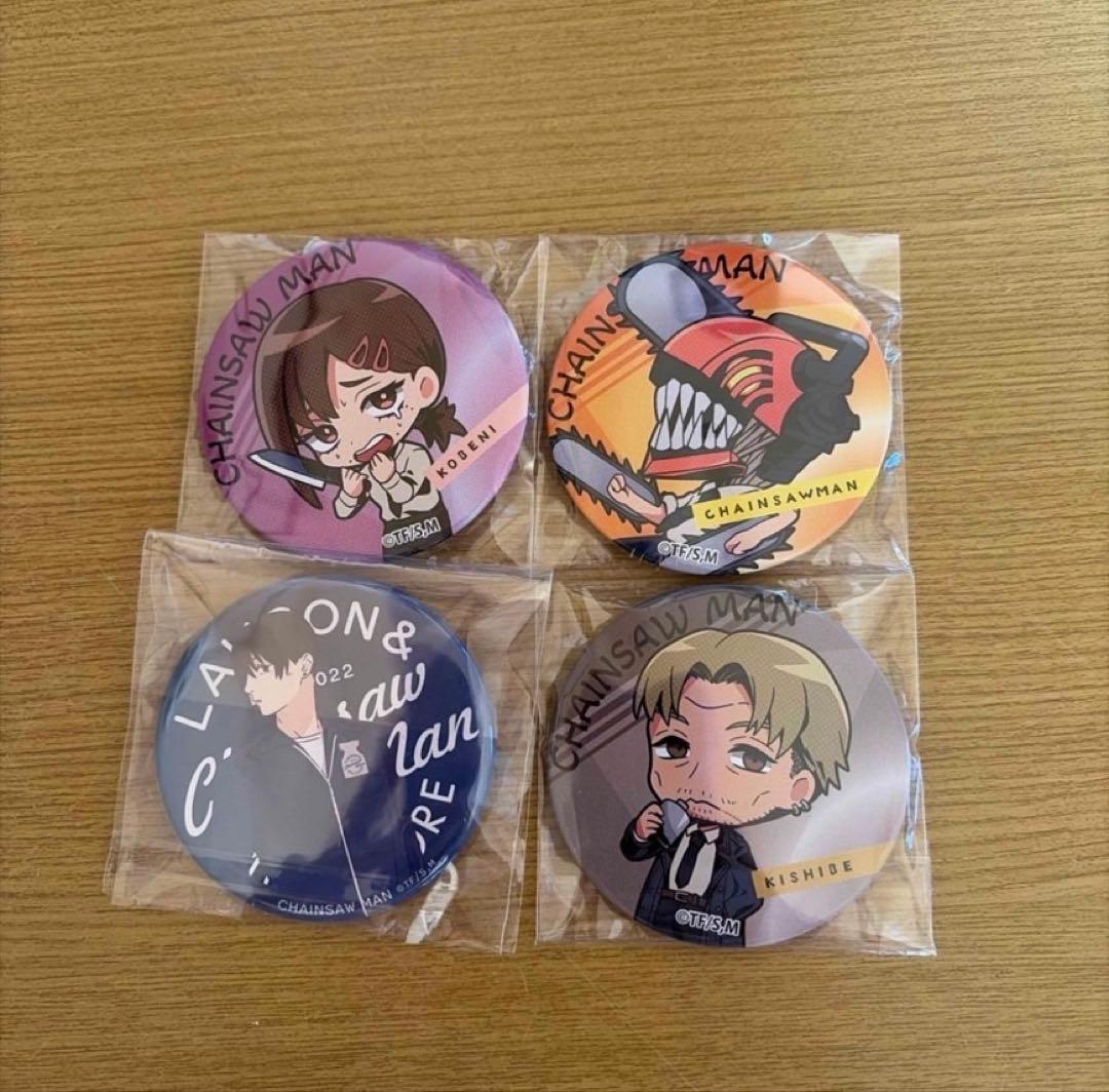 チェンソーマン 缶バッジ 4個セット デンジ アキ コベニ 岸辺 - メルカリ