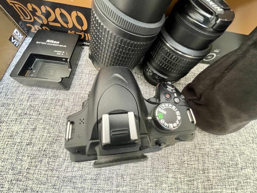 Nikon D3200 ダブルズームキット ブラック