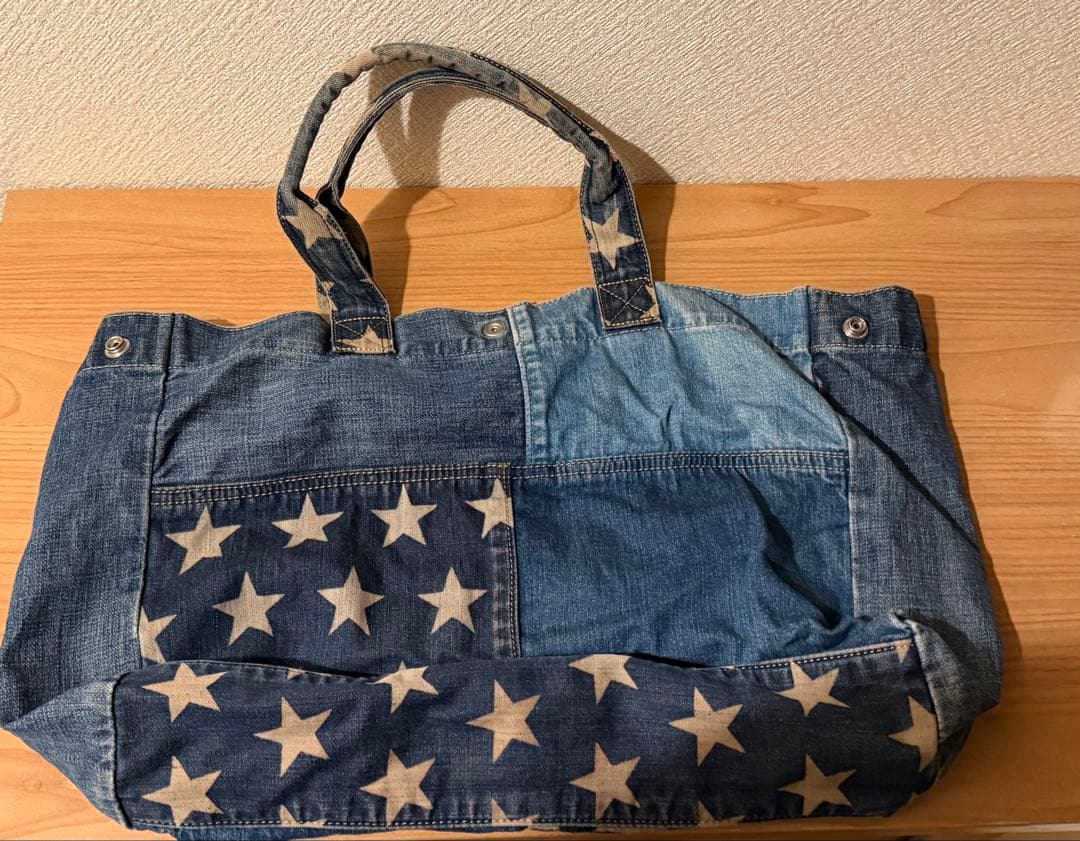 HYSTERIC GLAMOUR デニム トートバッグ ヴィンテージ - メルカリ