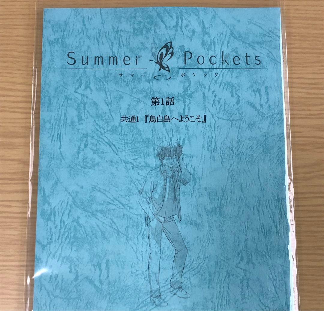サマーポケッツ サマポケ アフターパーティ アフパ 特典 台本 SummerPockets アフターパーティー 昼公演 特典 サマポケ 台本 - メルカリ