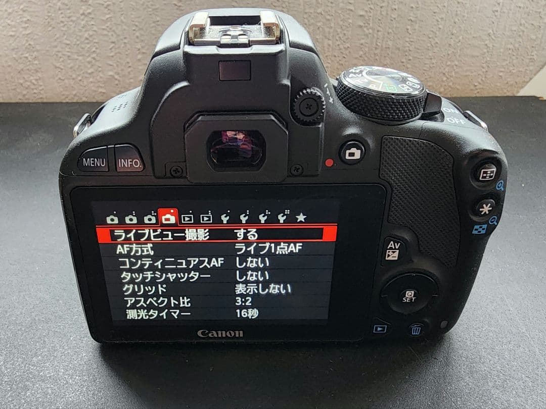 キヤノン　EOS KISS X7　レリーズ16035回