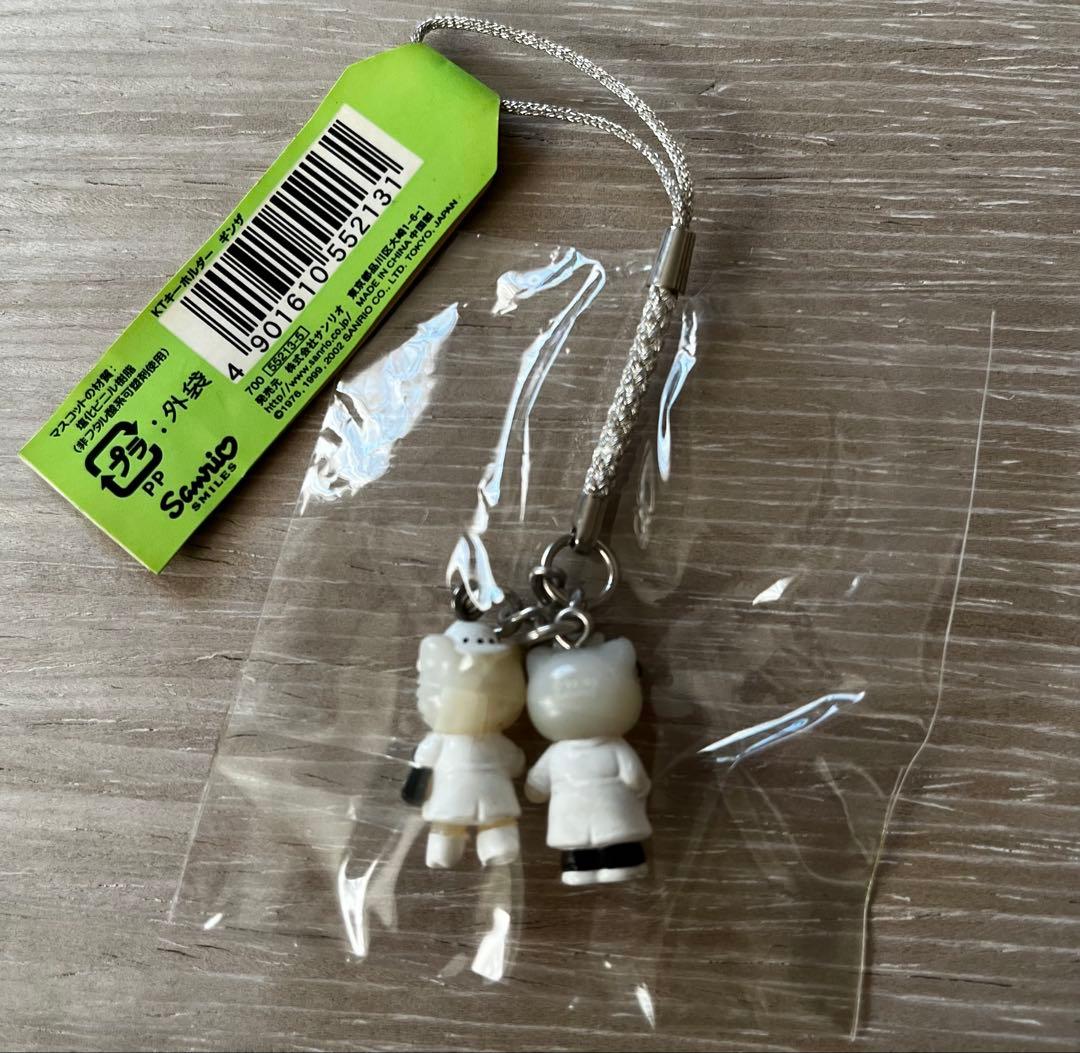 激レア◎銀座キティ物語◎2002◎キティ＆ダニエル◎ペア根付け